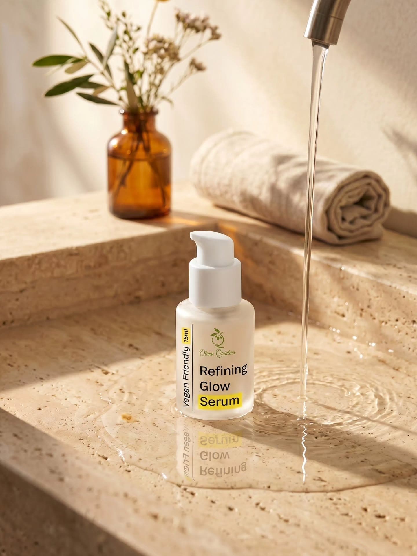 Refining Glow Serum, lifestyle photo